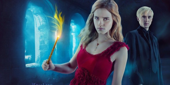 1332x850 Wallpaper magic, Harry Potter, wand, Hermione Granger, Draco Malfoy