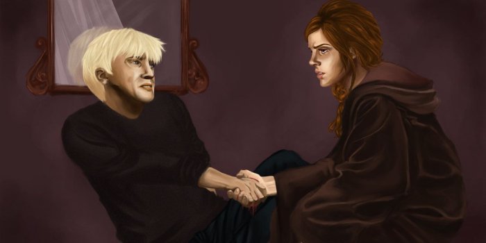 1236x646 Mudblood - Draco Malfoy & Hermione Granger fan Art (25262307) - fanpop