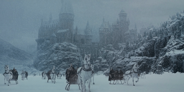 1920x800 Castle Snow Wallpaper Hogwarts