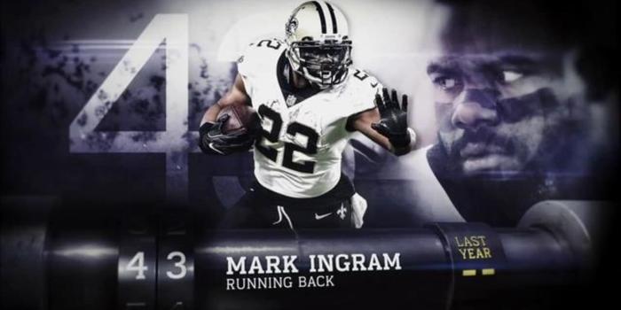 1280x720 Top 100 Players of 2018': New Orleans Saints running back Mark