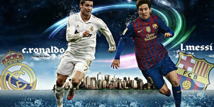 1600x900 Ronaldo And Messi Wallpapers