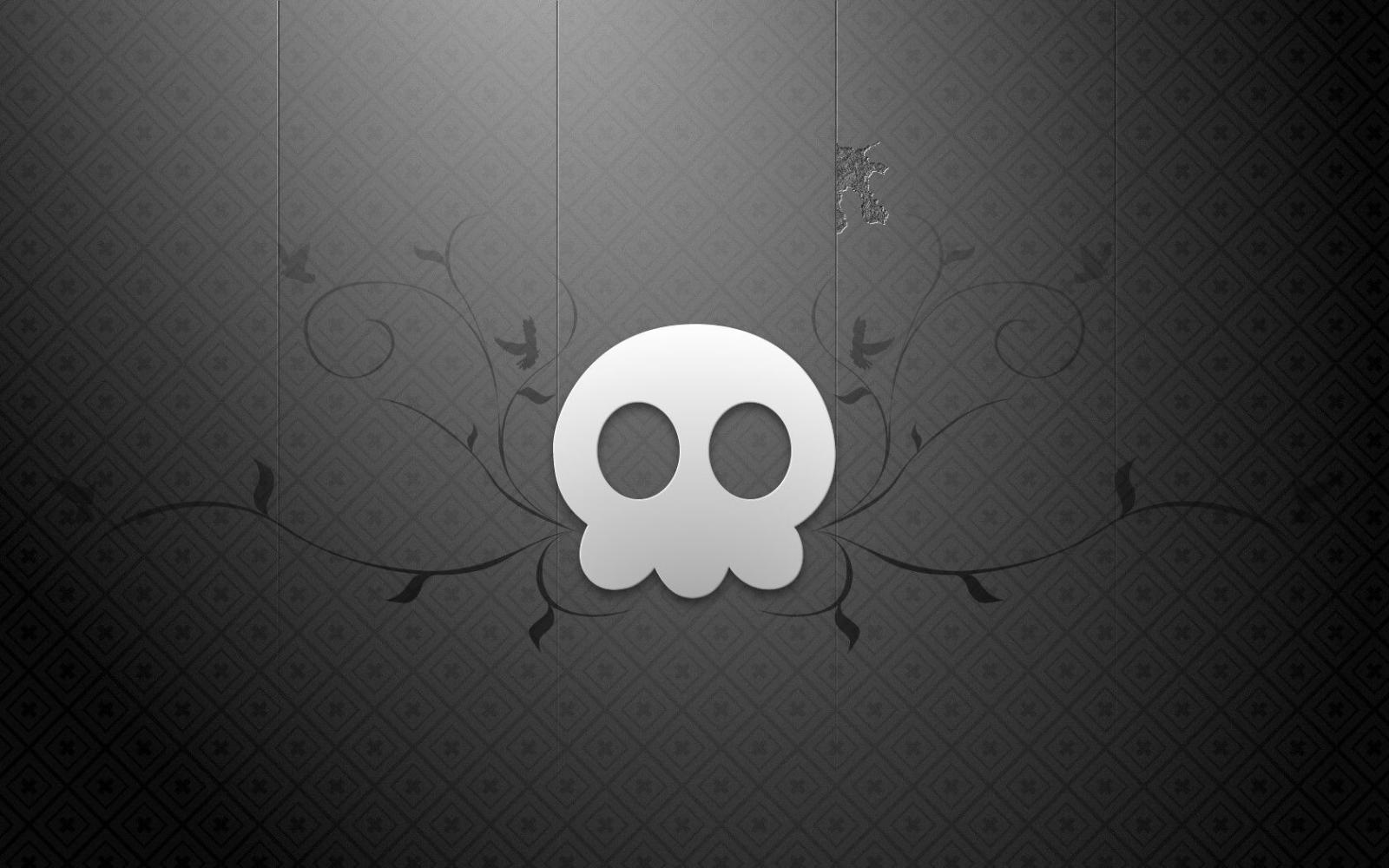 1680x1050 3396877 1680x1050 Black, White, Skull wallpaper and background JPG