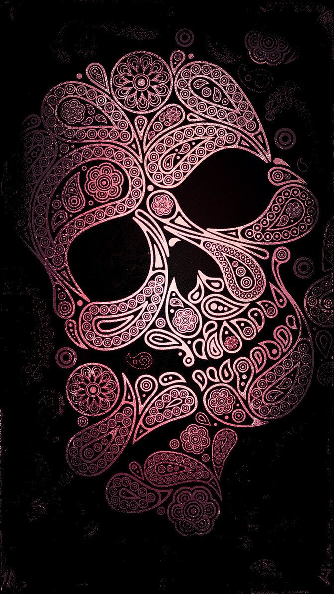 671x1191 Pink Skull Wallpaper (29+ images) on Genchi.info