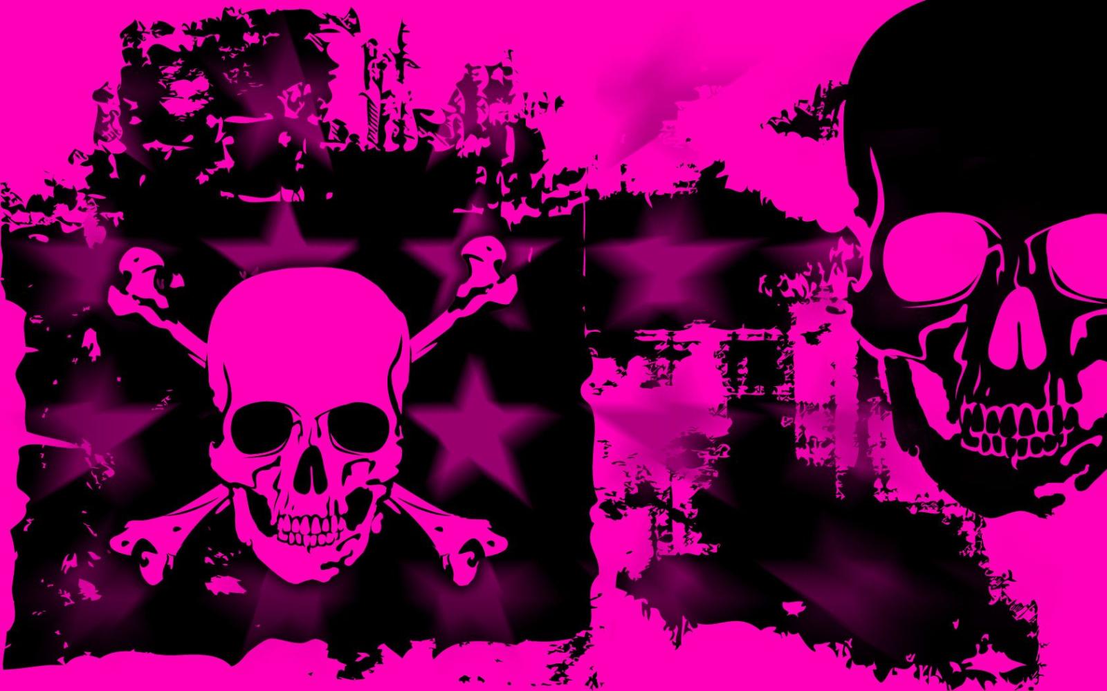 1680x1050 Pink skulls wallpapers Gallery