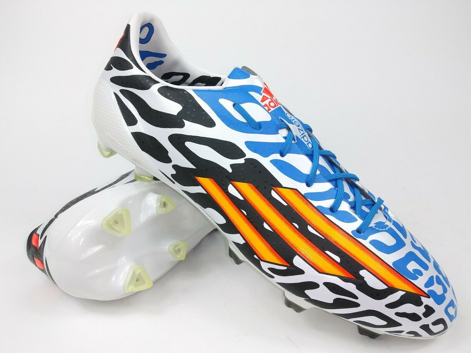 1600x1200 Adidas Mens Rare F50 adizero FG (Messi) WC M19855 White Black Cleats Boots