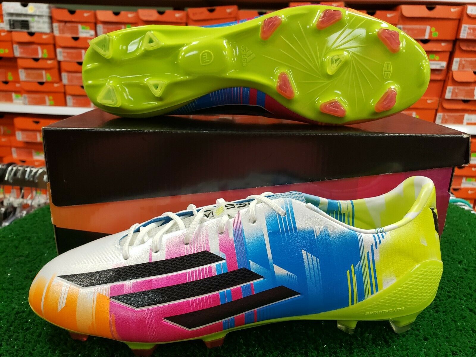 1600x1200 Adidas F50 adizero TRX Messi FG Soccer Cleats F32796 RARE Limited Edition  8.5