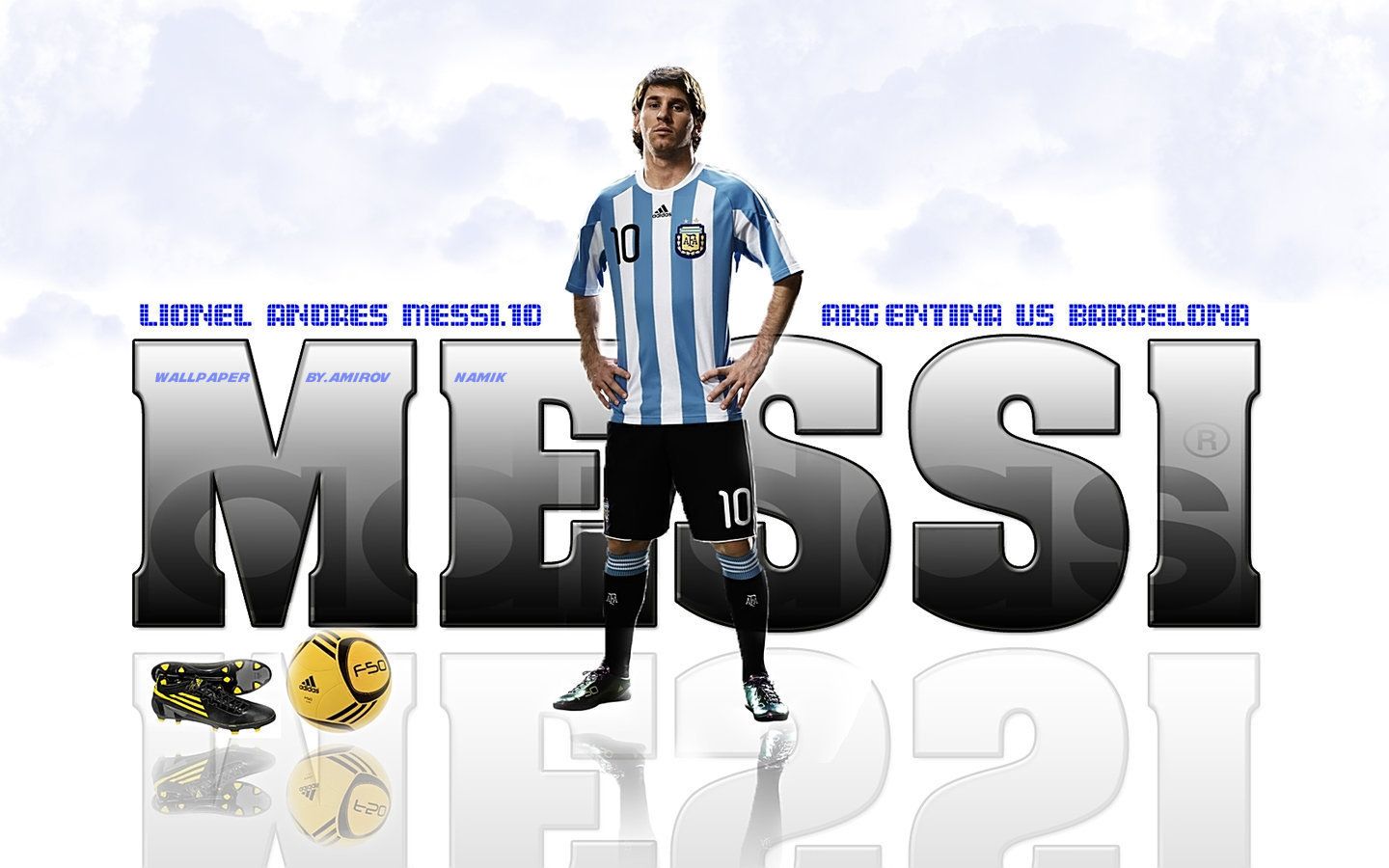 1440x900 Lionel Messi Argentina Wallpaper - Lionel Andres Messi Wallpaper