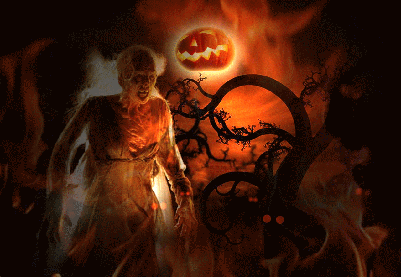 1280x884 Animated Halloween Backgrounds GIFs | Tenor
