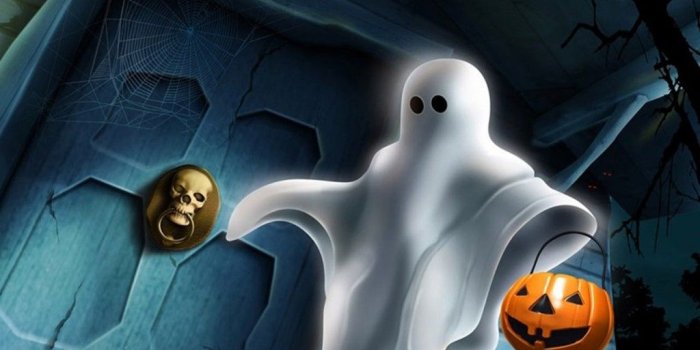 1024x819 Group of Animated Halloween Desktop Background