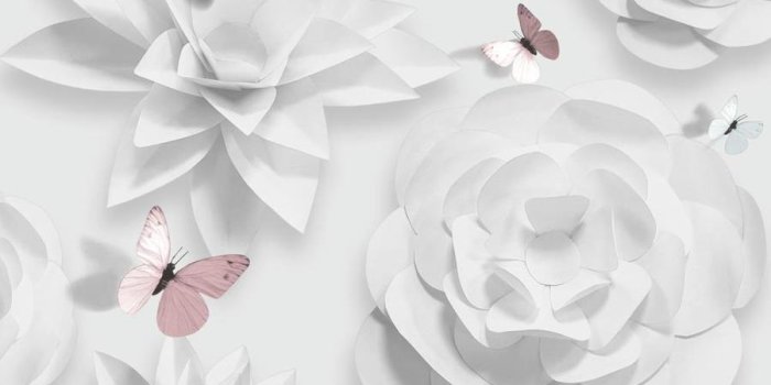 900x900 Graham & Brown Simplicity 56-sq ft Pink/Aqua/White Paper Floral