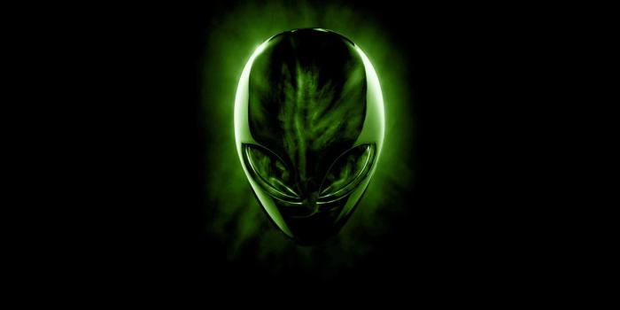 1920x1200 Alienware Skull Dark Gaming Computer Pictures HD wallpaper