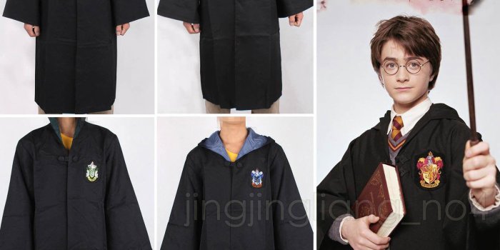 1600x1600 Adult Kids Potter Gryffindor Cloak Robe Women Men Hufflepuff Ravenclaw  Slytherin Clothing For Harries Halloween Costume Cosplay DDA600