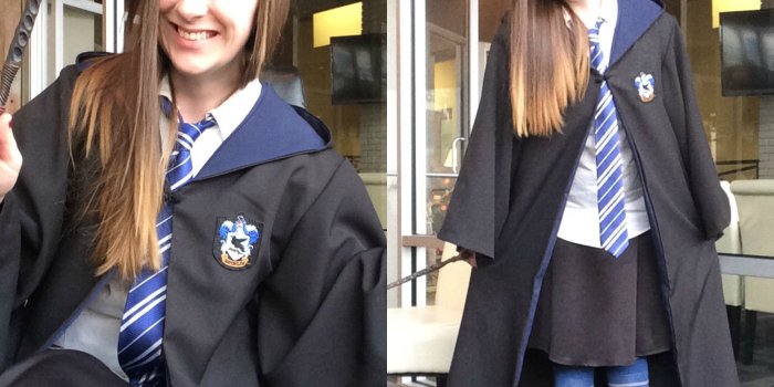 2048x2048 Ravenclaw Costume Ideas & Cho Chang And Hogwarts Uniform Grey Skirt