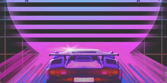 938x1668 Download wallpaper 938x1668 car, retro, art, 80s, neon iphone 8/7/6s