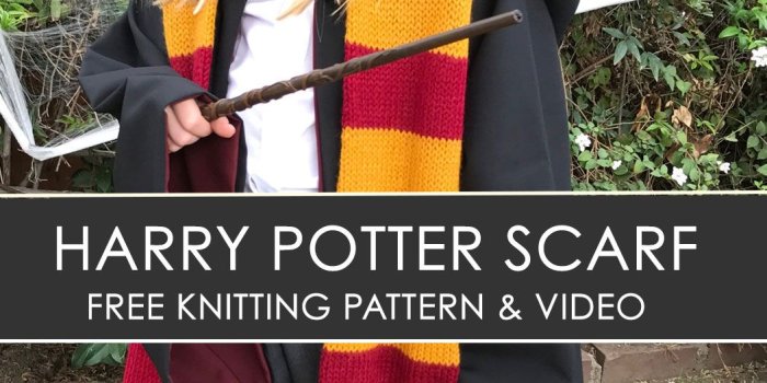 1053x1501 Harry Potter Scarf (Knitting Pattern) | Studio Knit
