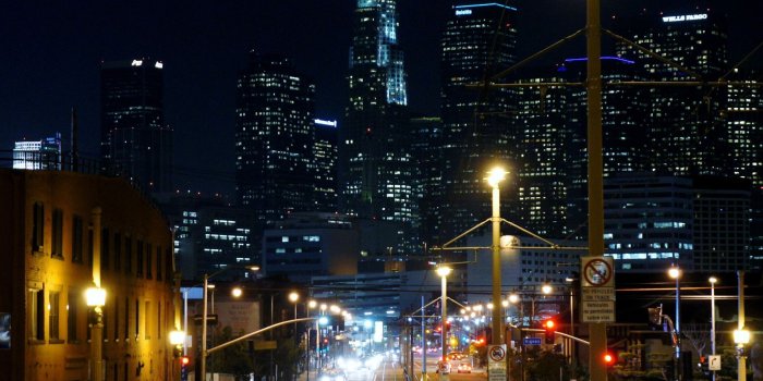 1920x1200 Los Angeles Skyline At Night wallpaper | Los Angeles | Los angeles