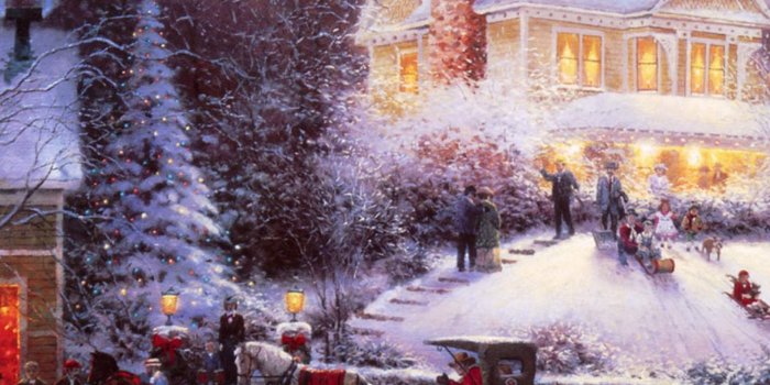 1920x1920 Christmas snow landscape | wallpaper.sc SmartPhone