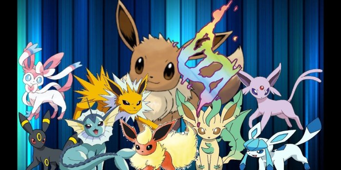 1280x720 All Eevee Evolutions in Mega Evolution!