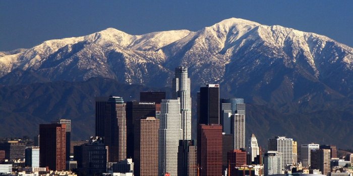 1440x900 La Skyline | WallpaperFool