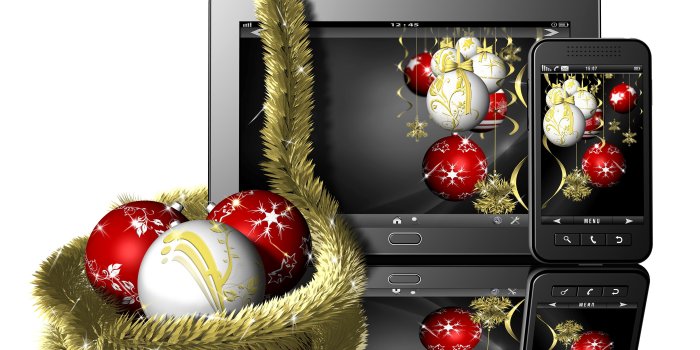 3840x2400 Wallpaper New year smartphones Balls Holidays Computers 3840x2400