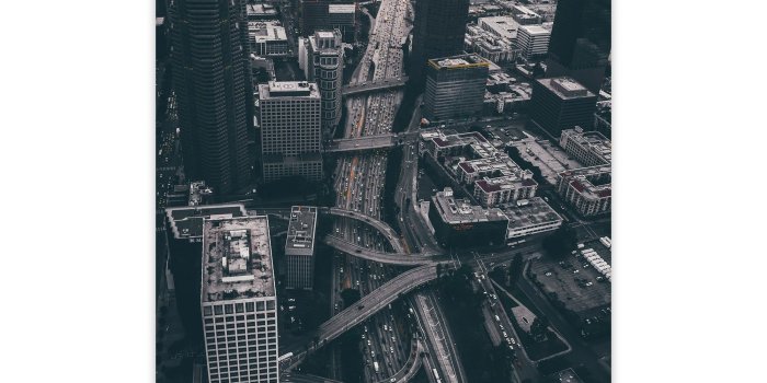 2000x2000 Noir Gallery 'La Noire' by Matt Weitz Los Angeles California Cityscape  Metal Wall Art Print