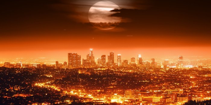 2560x1600 Los Angeles - Skyline - Los Angeles karatasi la kupamba ukuta