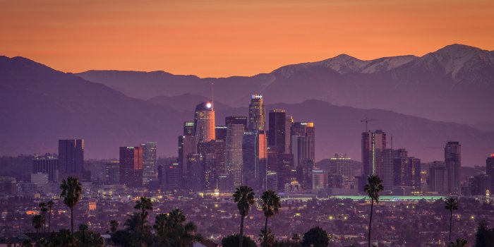 5847x3289 LA Morning 4K wallpaper