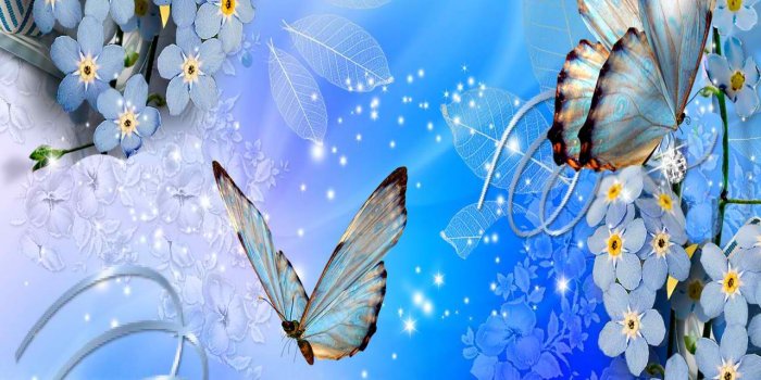 1280x1024 Blue Butterfly Wallpapers