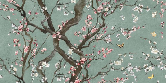 1100x1320 Plum Blossom Wallpaper, Kingdom Home | Milton & King
