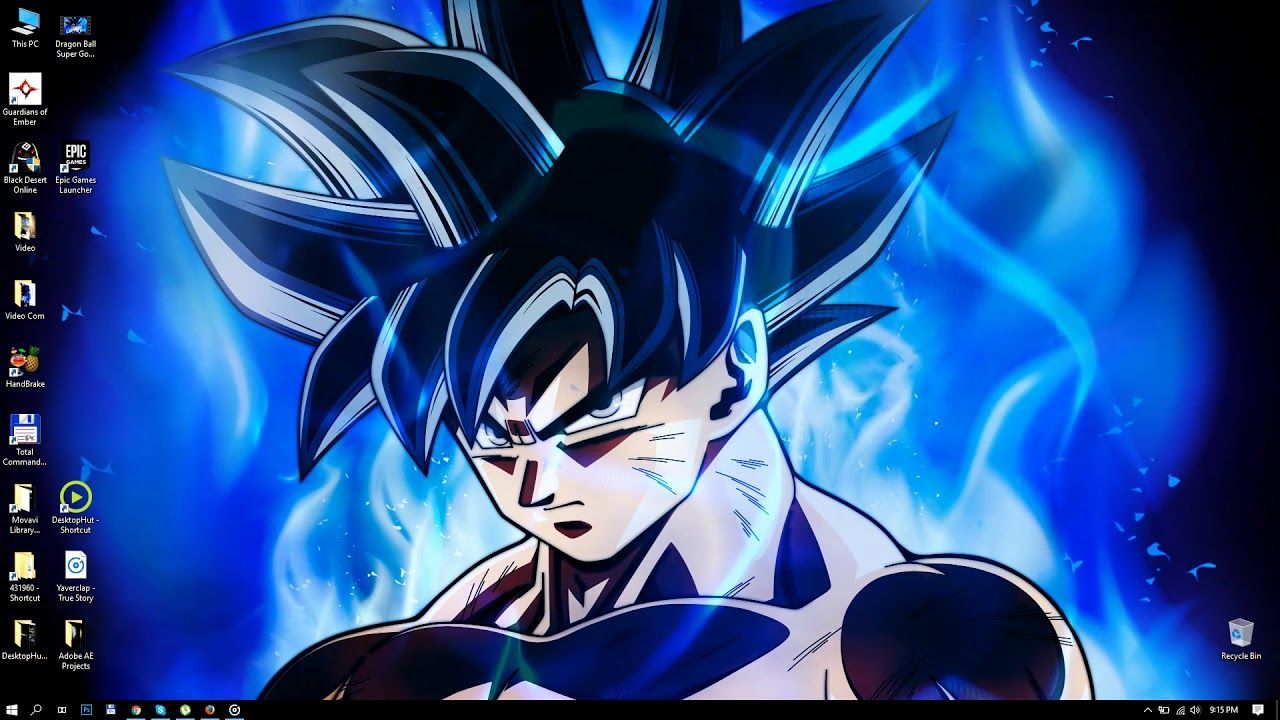1280x720 Dragon Ball Super Goku 4K Live Wallpaper - DesktopHut
