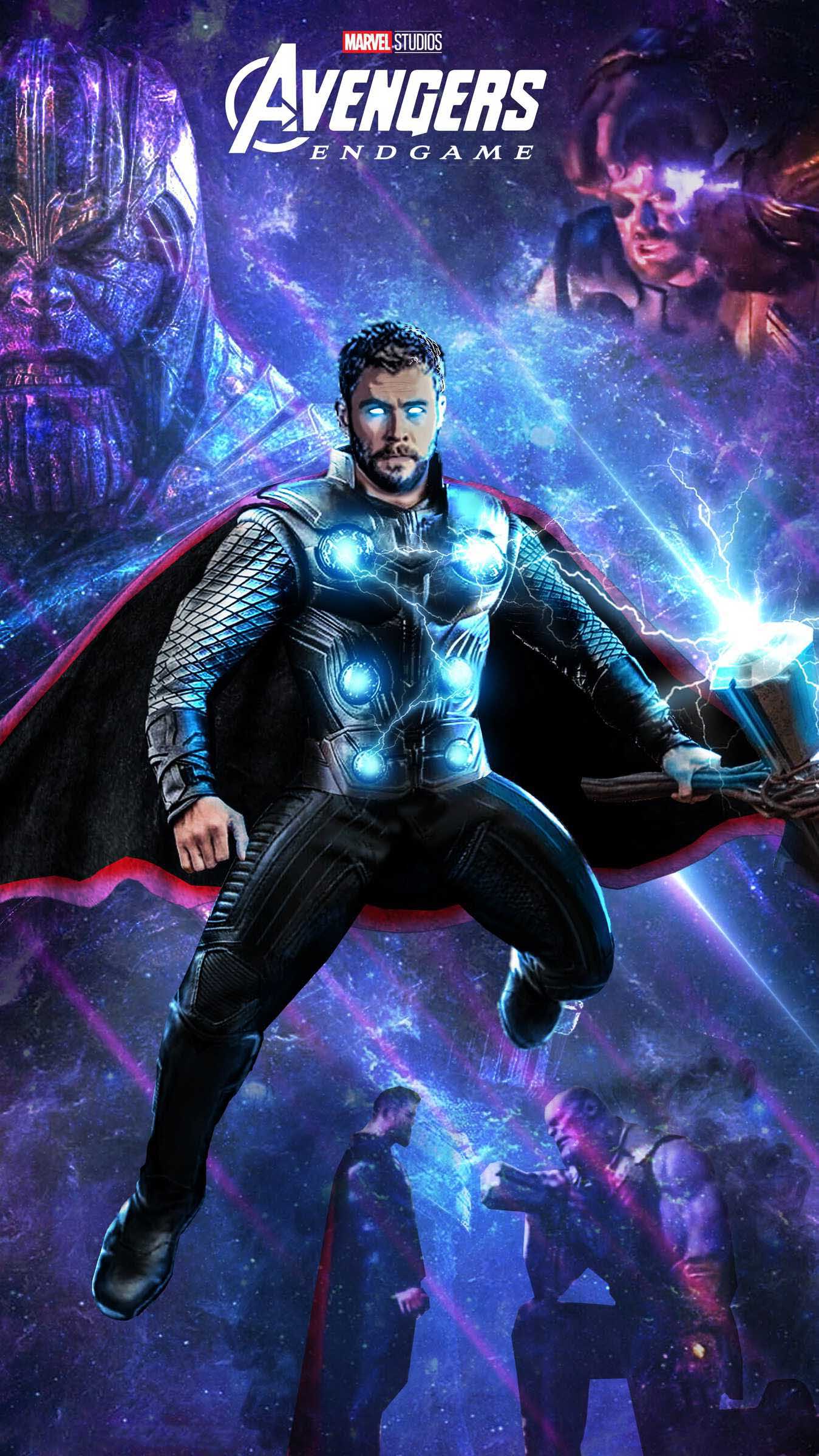 1349x2400 Avengers Endgame Thor Wallpapers