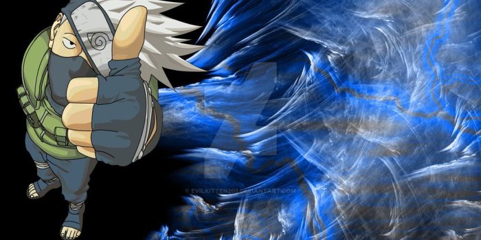 1024x768 Kakashi Hatake Lightning Blade Wallpapers