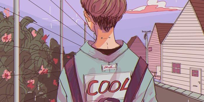 1000x1000 No lugar do garoto uma menina ruiva com cabelo curto | Vector