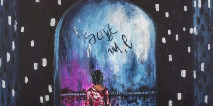 4456x3328 I'm Fine (SOLD) - Stephanie Ishler Original Acrylic POP Art on Canvas