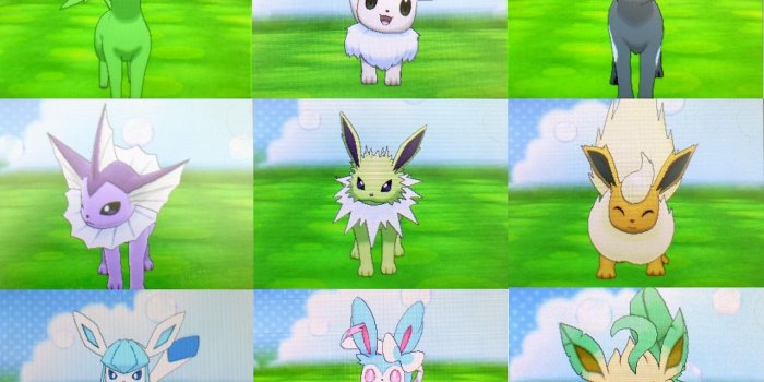 1280x950 All Shiny Eeveelutions | Eevee | Know Your Meme