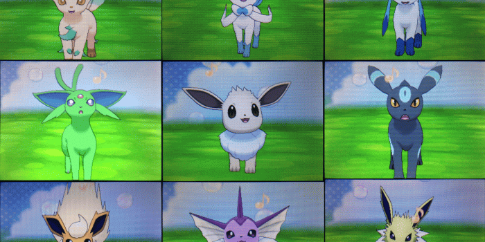 1939x1458 Pokemon Eevee Shiny Evolutions