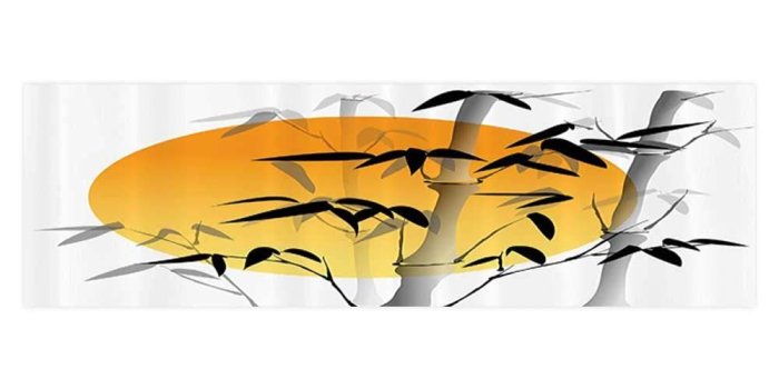 1000x1000 Amazon.com : Leigh R. Avans Fish Tank Background Bamboos Across The