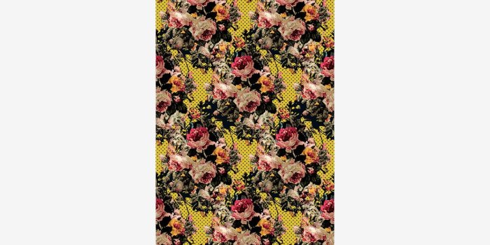 1350x1350 Full Bloom Wallpaper - Yellow