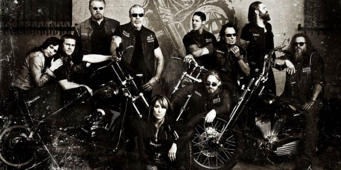 1332x850 Wallpaper Men, Crew, Club, Sons of Anarchy, Bikes, SOA, SAMCRO