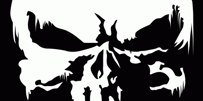 1080x1920 Download 1080x1920 Punisher, Black And White, Logo, Skull Wallpapers