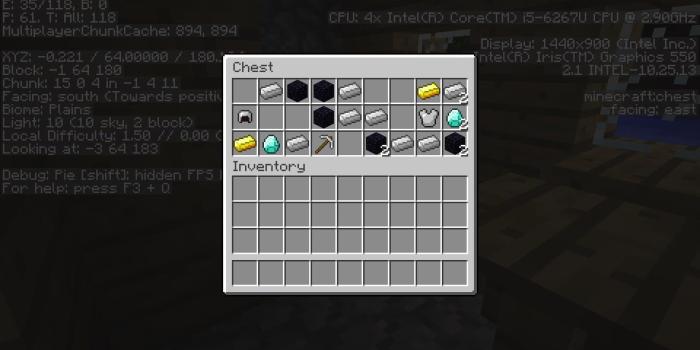 1440x900 Blacksmith Iron, Diamonds and Gold - Minecraft Seed HQ