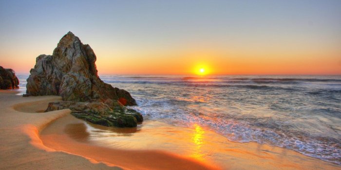 1920x1080 Beach Sunset Wallpaper #6871996