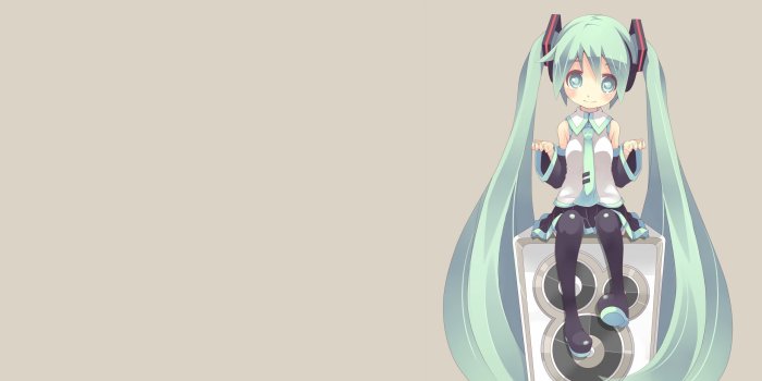 2560x1600 Download 2560x1600 Hatsune Miku, Chibi, Vocaloid, Twintails, Cute