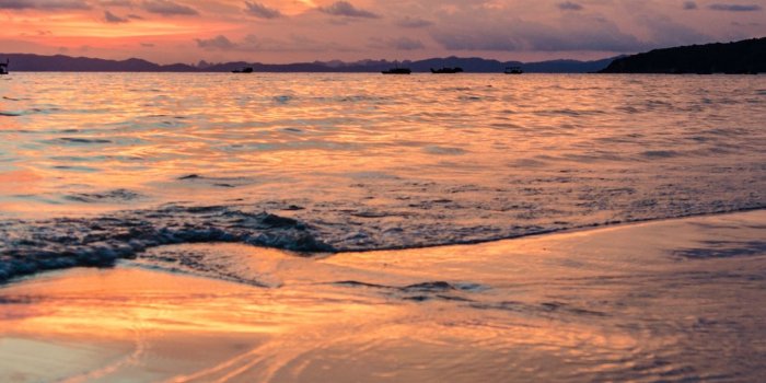 1440x2560 Wallpaper Sea, Beach, Sunset - Beach Sunset Iphone 7, Hd Wallpapers