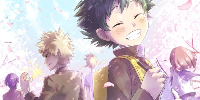 1600x900 Anime digital wallpaper, Boku no Hero Academia, Izuku Midoriya