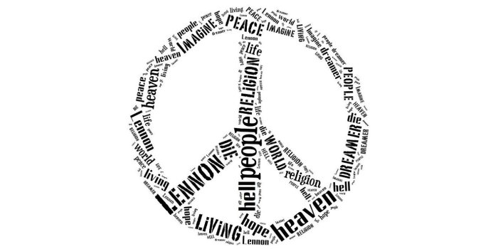 1388x768 Imagine Lennon Desktop Wallpaper - White | John, Paul, George