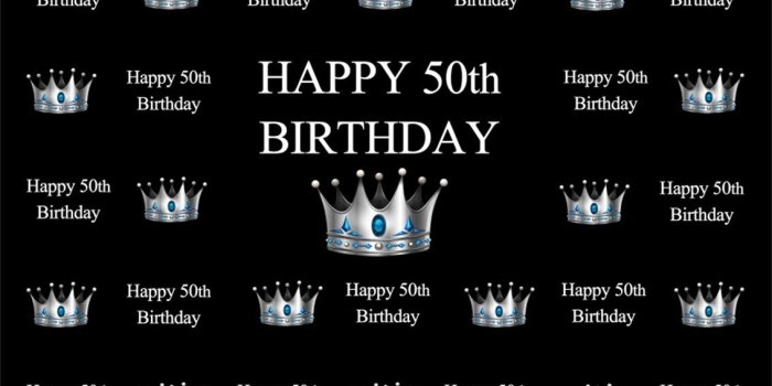 1134x754 AOFOTO 8x6ft Happy 50 Birthday Background Royal Queen King Crown Party  Decoration Photography Backdrop Woman Man Mother Fatner Mom Dad Lady Bday 