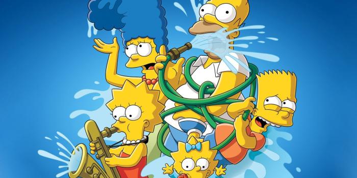 1332x850 Wallpaper Water, The simpsons, Figure, Homer, Maggie, Maggie