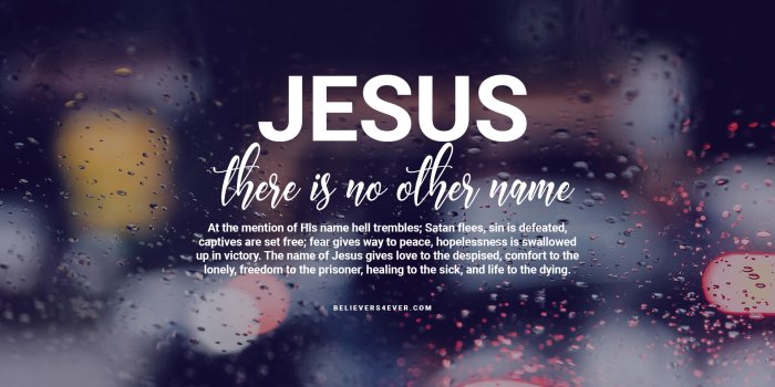 1920x1280 Jesus: there is no other name - Believers4ever.com