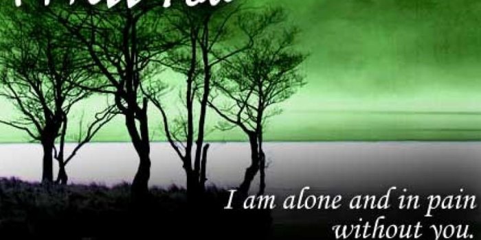 1024x768 Free download Miss You I am alone English Poetry Wallpapers of I